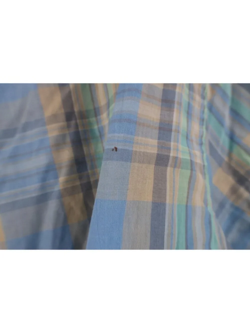 Vintage 80s 90s Levis Mens XL Faded Madras Plaid Collared Button Down Shirt